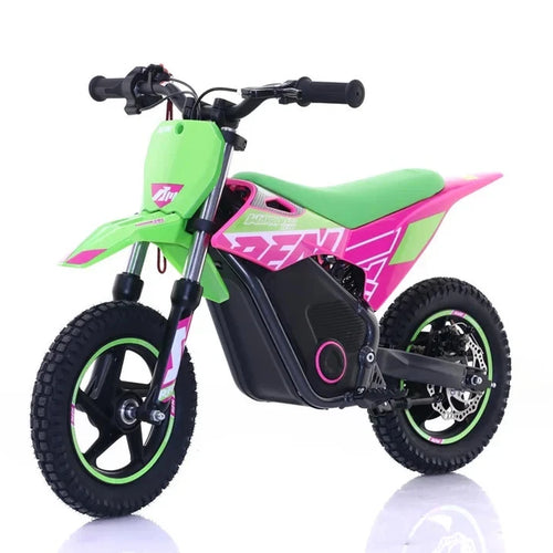 RFN Warrior SX-E400 Electric Bike - Green Pink