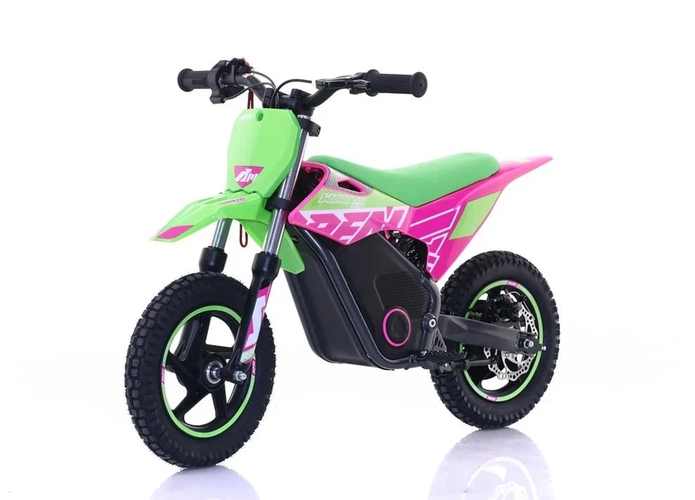 RFN Warrior SX-E400 Electric Bike - Green Pink
