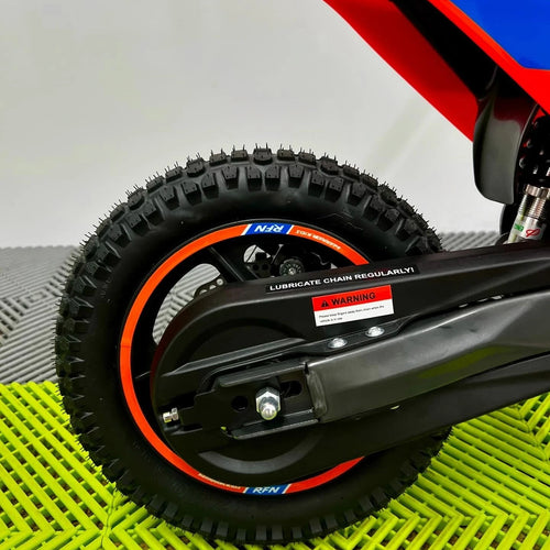 RFN Warrior SX-E400 400W Electric Bike - Orange Blue