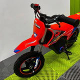 RFN Warrior SX-E400 Electric Bike - Orange Blue