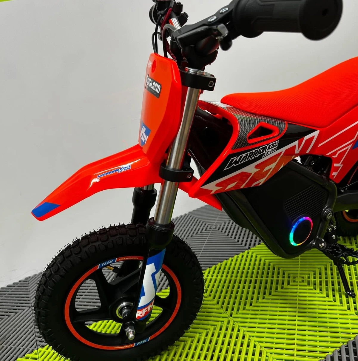 RFN Warrior SX-E400 Electric Bike - Orange Blue