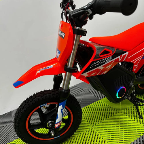 RFN Warrior SX-E400 400W Electric Bike - Orange Blue