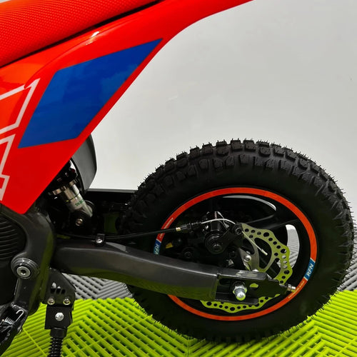 RFN Warrior SX-E400 400W Electric Bike - Orange Blue