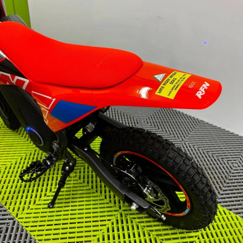 RFN Warrior SX-E400 400W Electric Bike - Orange Blue