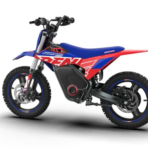 RFN Warrior SX-E500 500W Electric Bike - Blue Red
