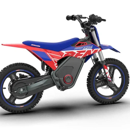 RFN Warrior SX-E500 Electric Bike - Blue Red