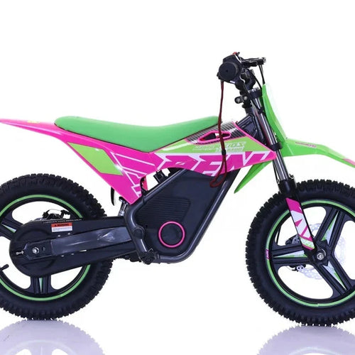 RFN Warrior SX-E500 500W Electric Bike - Green Pink