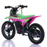 RFN Warrior SX-E500 Electric Bike - Green Pink