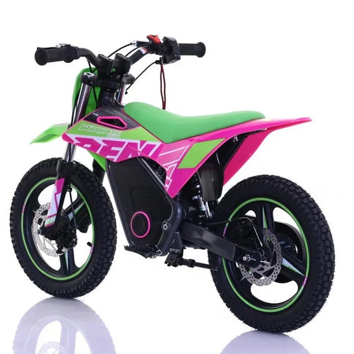 RFN Warrior SX-E500 500W Electric Bike - Green Pink