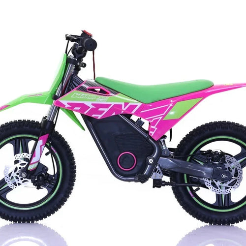 RFN Warrior SX-E500 500W Electric Bike - Green Pink