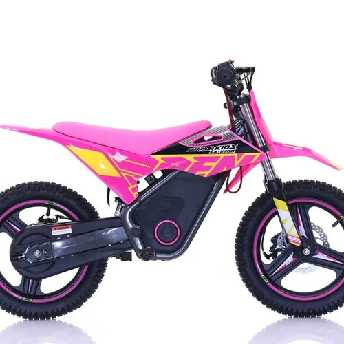RFN Warrior SX-E500 Electric Bike - Pink Yellow