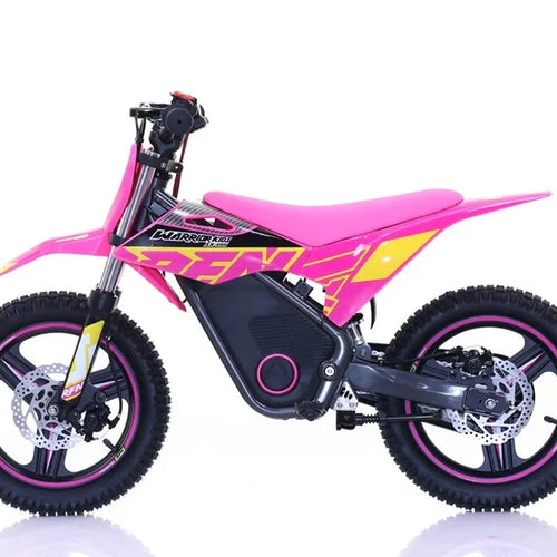 RFN Warrior SX-E500 Electric Bike - Pink Yellow