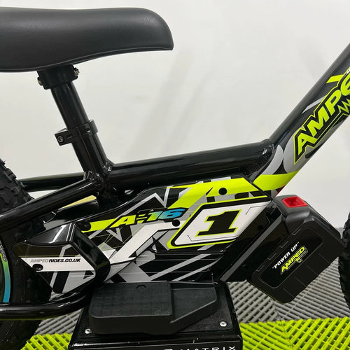 Amped A16 320W Electric Balance Bike - Black