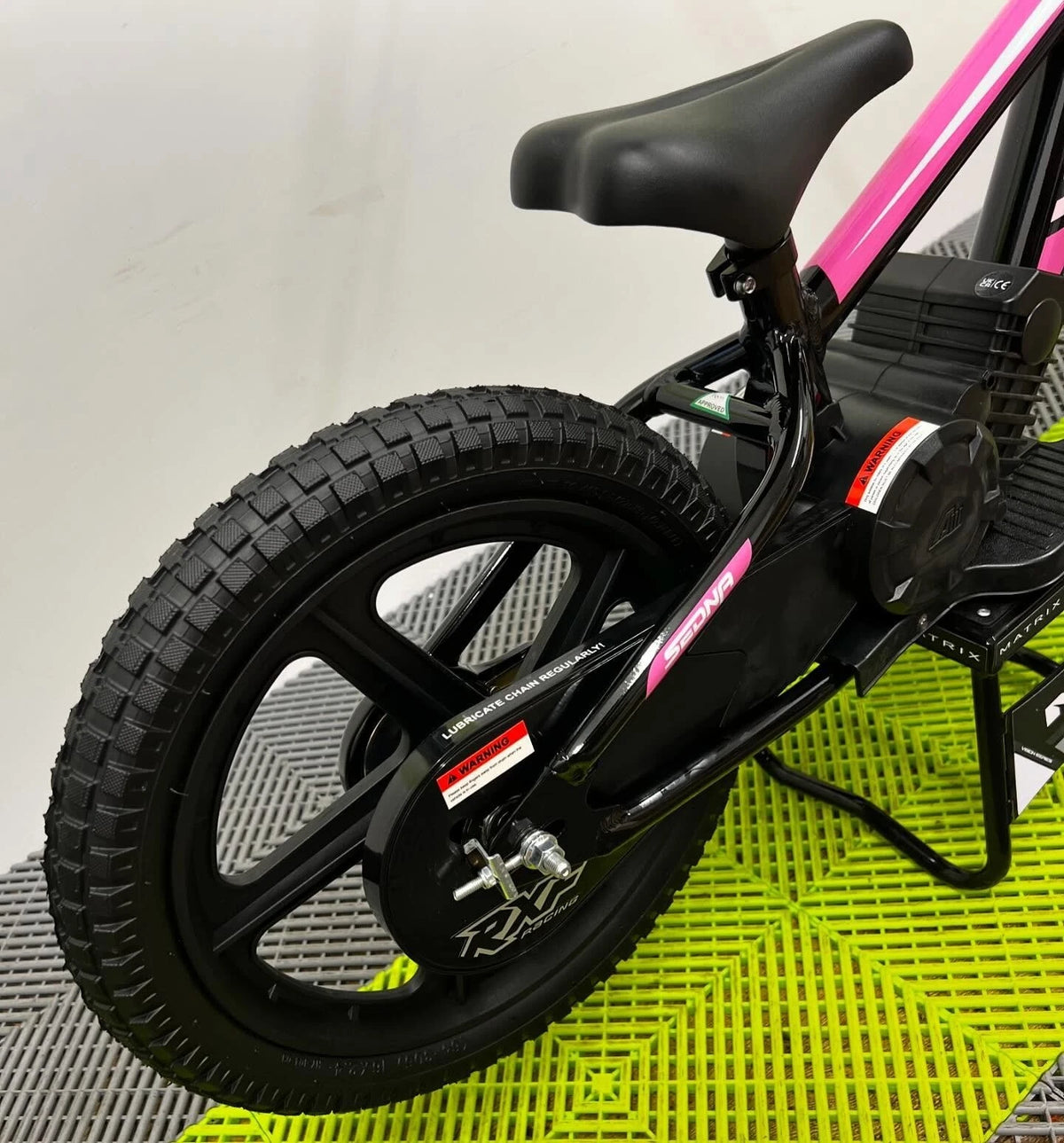 Revvi 16” Electric Balance Bike - Pink