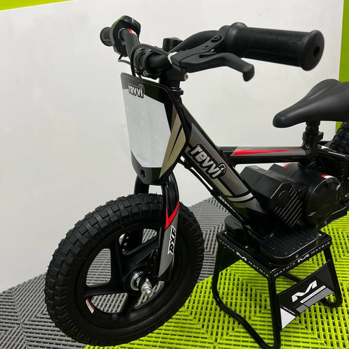 Revvi 12" 100W Electric Balance Bike - Black