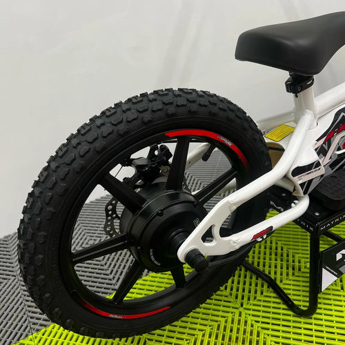 Amped A16 Electric Balance Bike - White