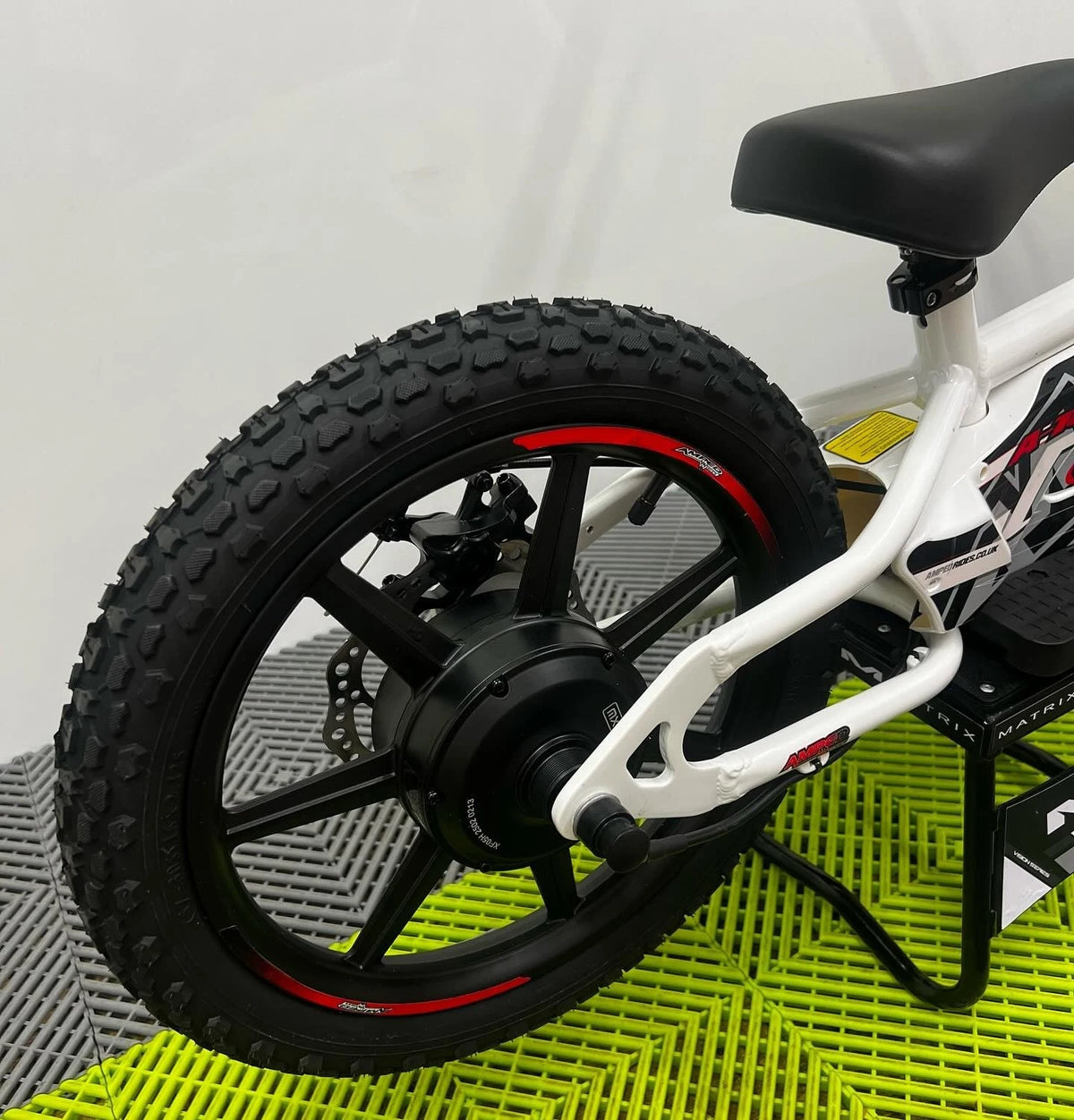 Amped A16 Electric Balance Bike - White