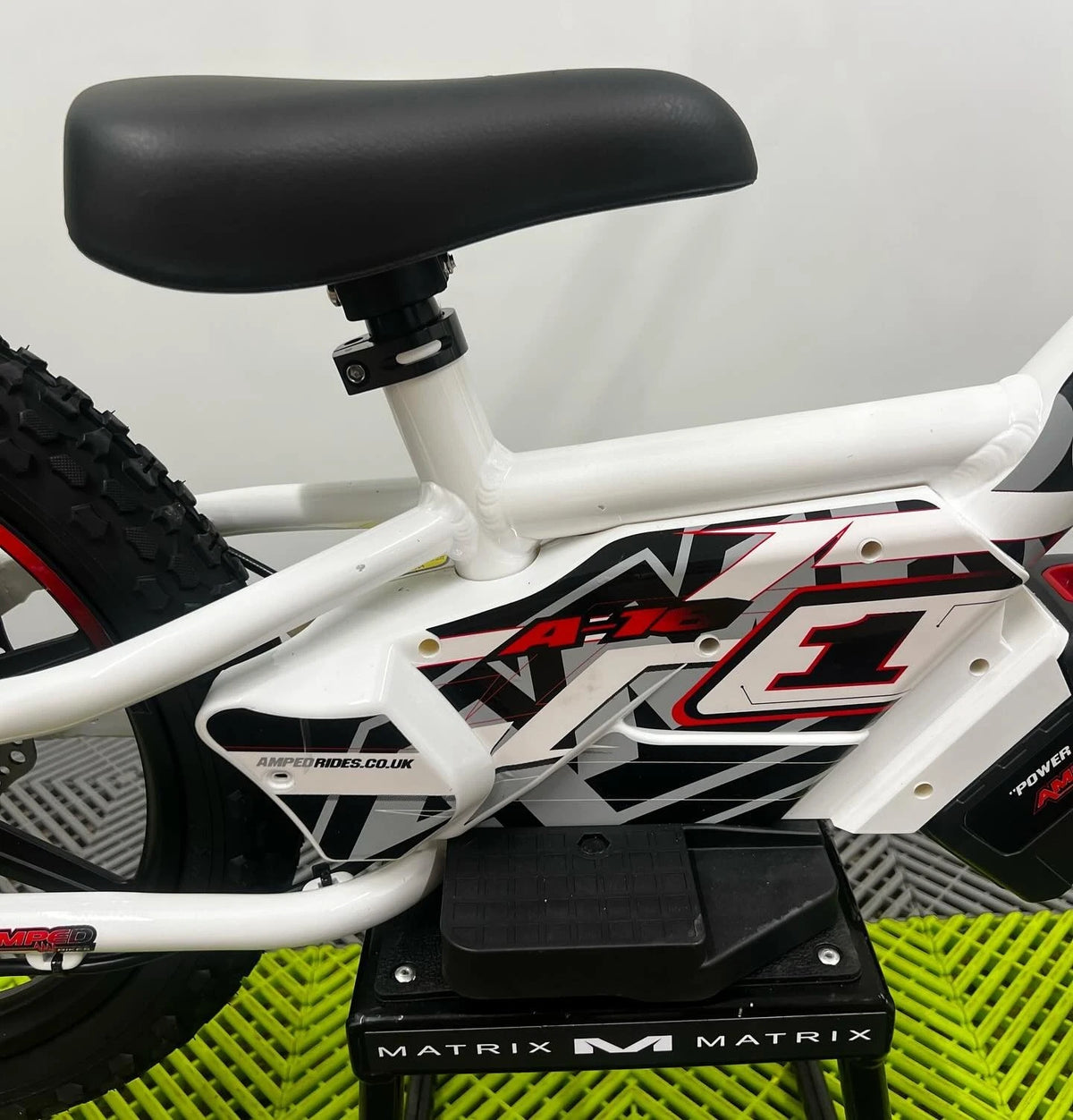 Amped A16 Electric Balance Bike - White
