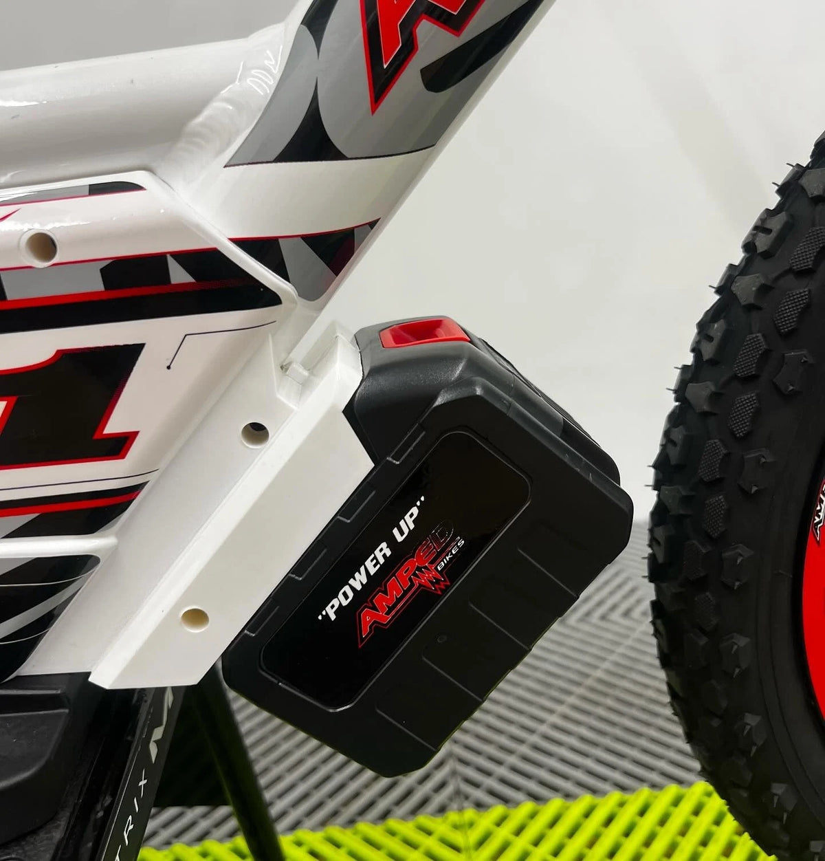 Amped A16 Electric Balance Bike - White