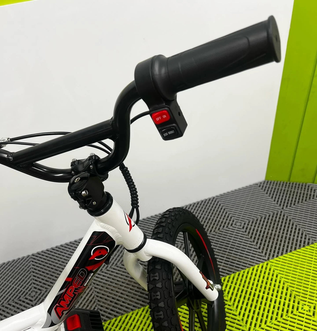 Amped A16 Electric Balance Bike - White