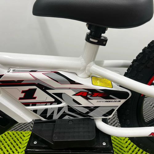 Amped A16 Electric Balance Bike - White