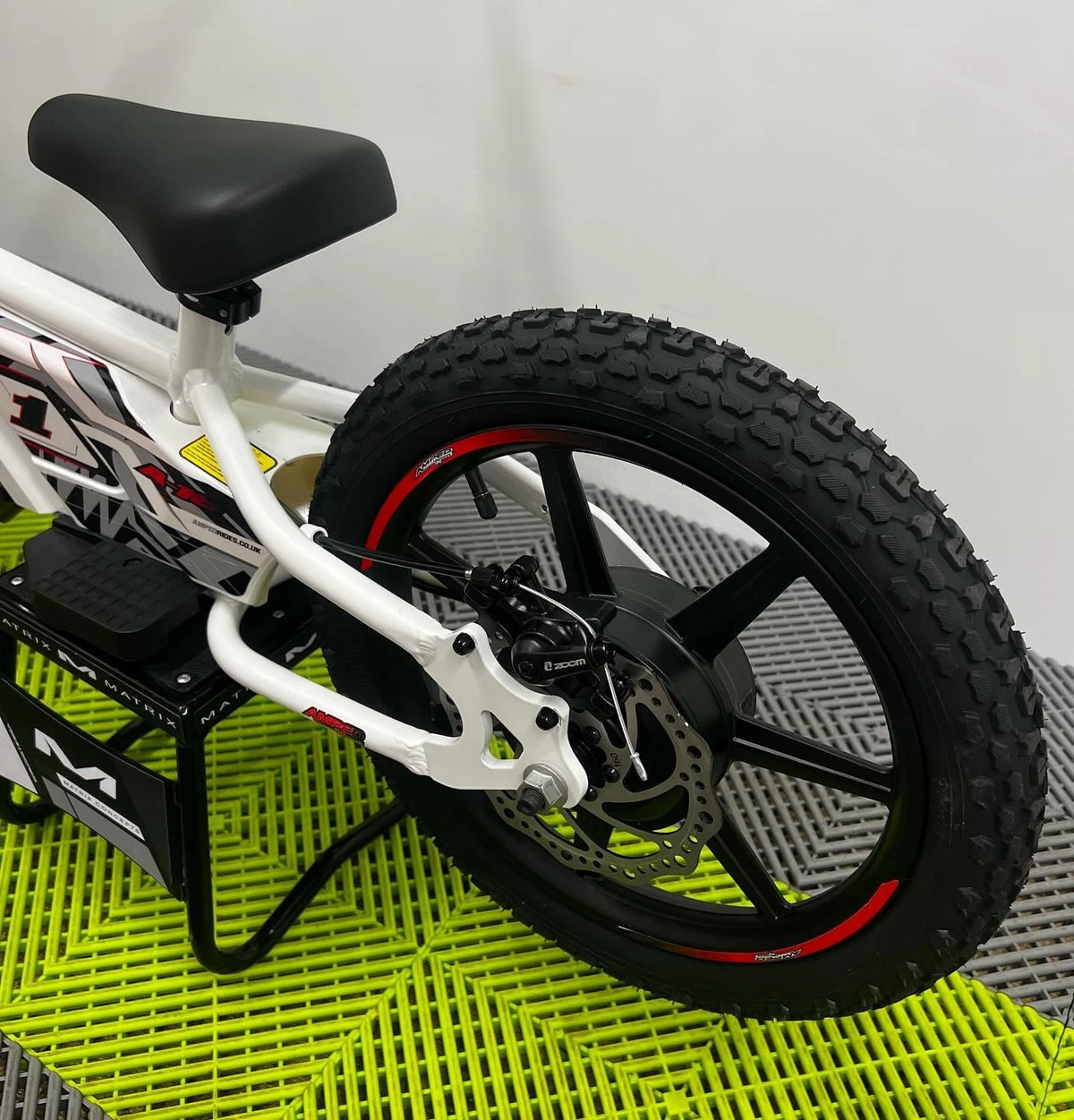 Amped A16 Electric Balance Bike - White
