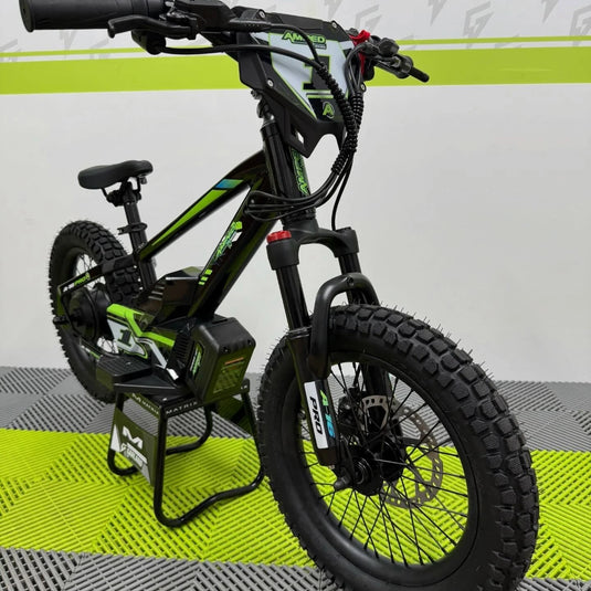 Amped A16 Pro Electric Bike + Spare Battery Bundle - Black