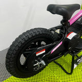 Revvi 12" Electric Bike + Riding Gear Bundle - Pink
