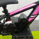Revvi 12" Electric Bike + Riding Gear Bundle - Pink