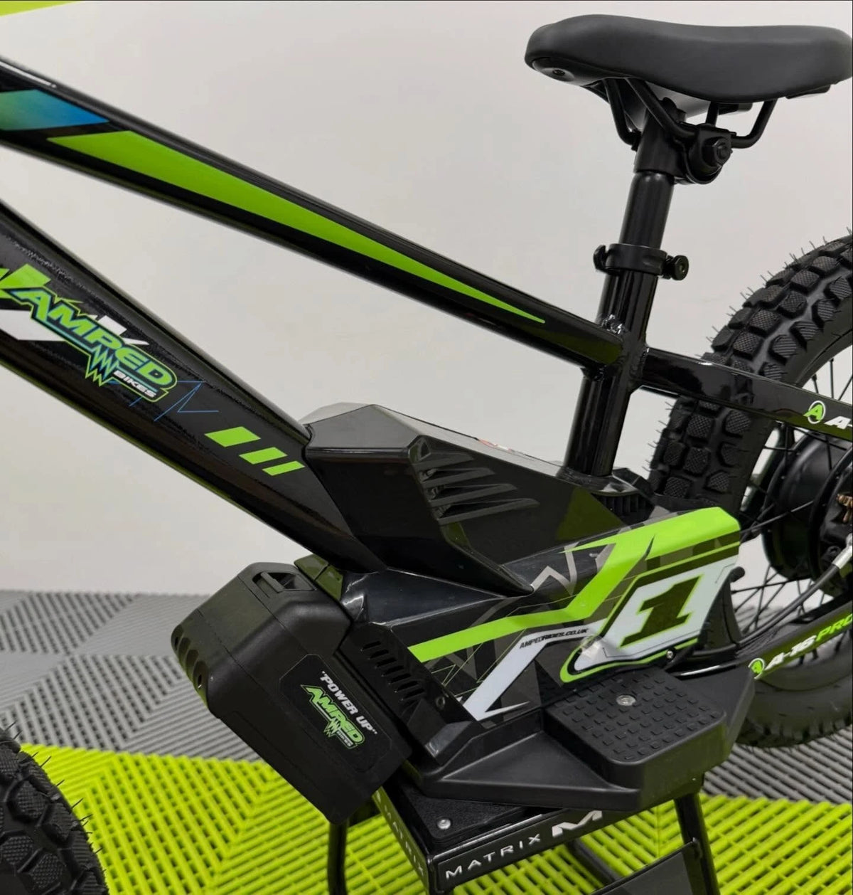 Amped A16 Pro Electric Bike + Riding Gear Bundle - Black
