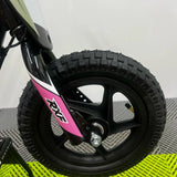 Revvi 12" Electric Bike + Riding Gear Bundle - Pink