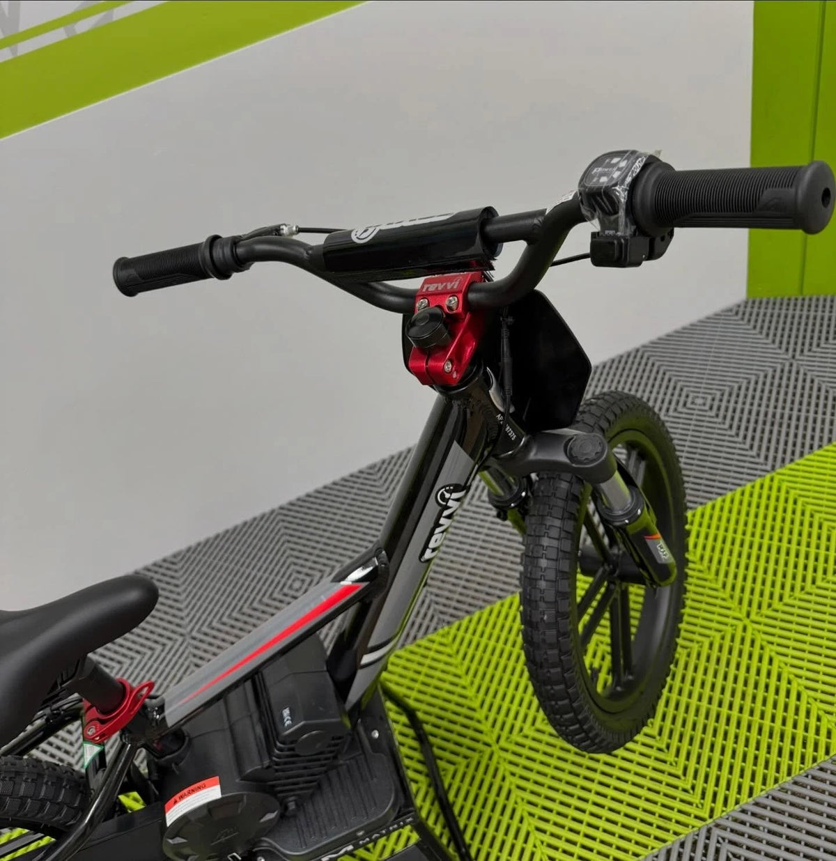 Revvi 16” Plus Electric Balance Bike - Black