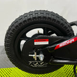 Revvi 12" Electric Bike + Riding Gear Bundle - Red
