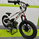 Amped A16 Pro Electric Bike + Spare Battery Bundle - White