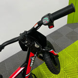 Revvi 12" Electric Bike + Riding Gear Bundle - Red