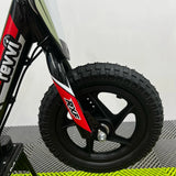 Revvi 12" Electric Bike + Riding Gear Bundle - Red