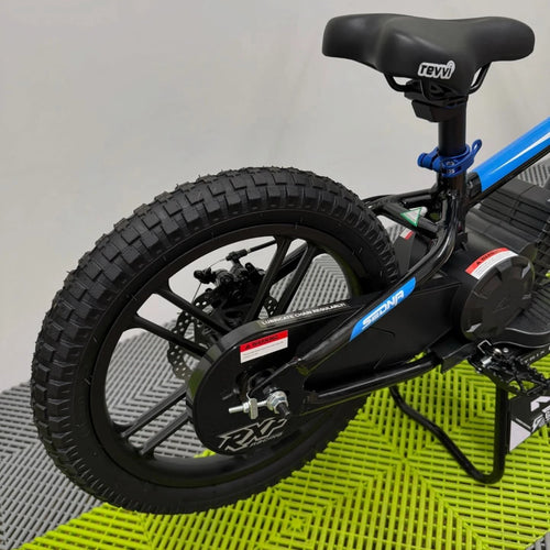 Revvi 16" Plus 250W Electric Balance Bike - Blue