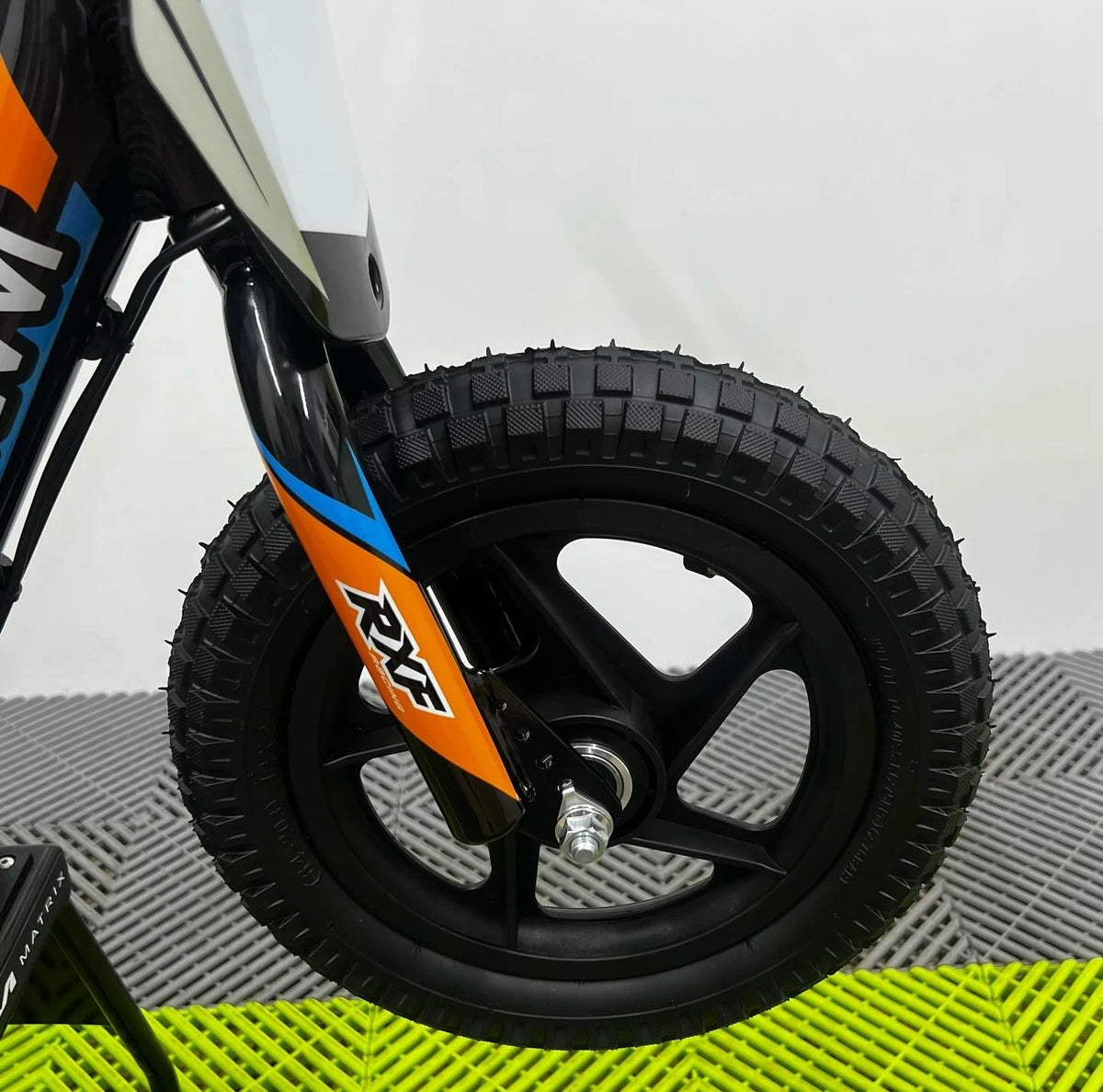 Revvi 12 Electric Bike, Stabilisers & Helmet Bundle – Orange