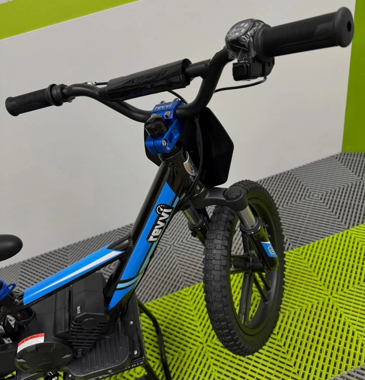 Revvi 16” Plus Electric Balance Bike - Blue