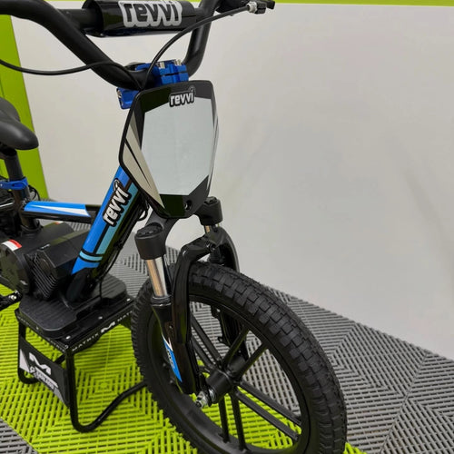 Revvi 16" Plus 250W Electric Balance Bike - Blue