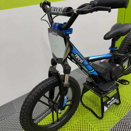 Revvi 16" Plus 250W Electric Balance Bike - Blue