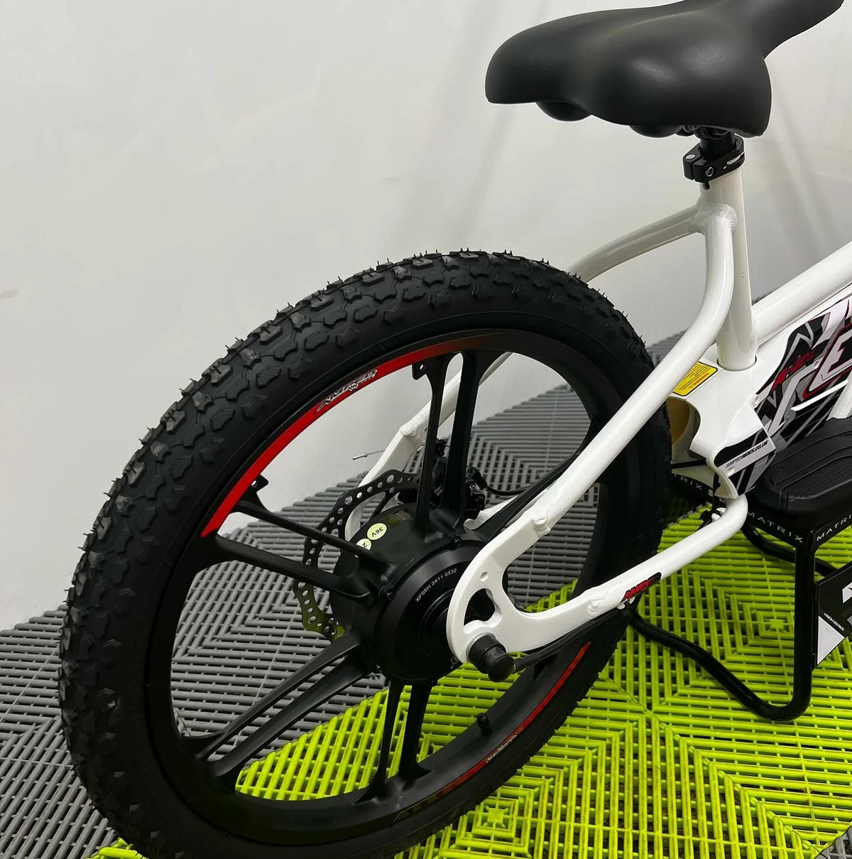 Amped A20 Electric Balance Bike - White