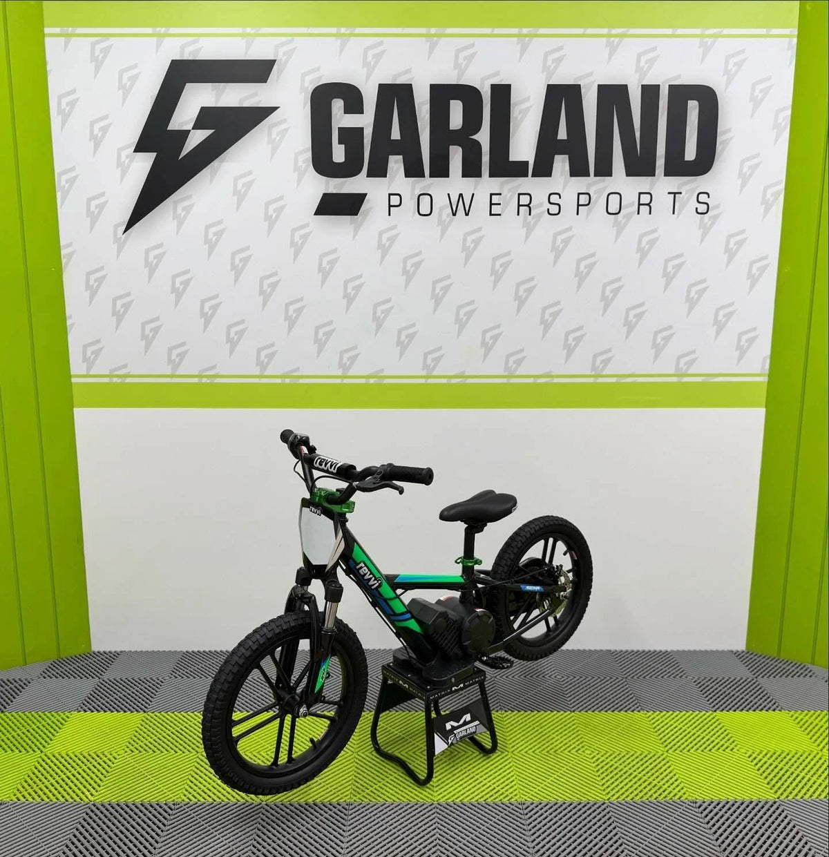 Revvi 16” Plus Electric Balance Bike - Green