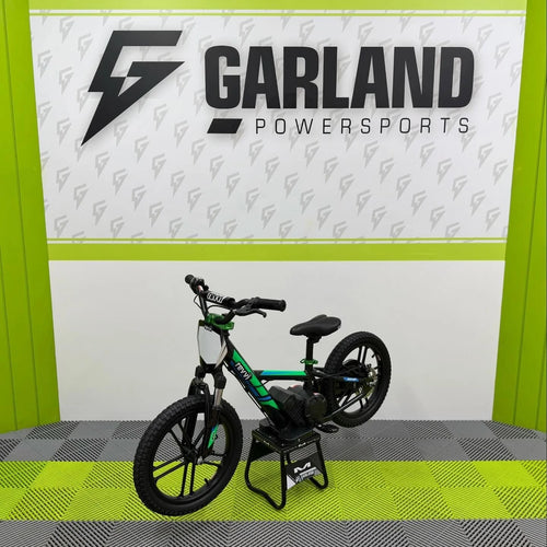 Revvi 16" Plus 250W Electric Balance Bike - Green