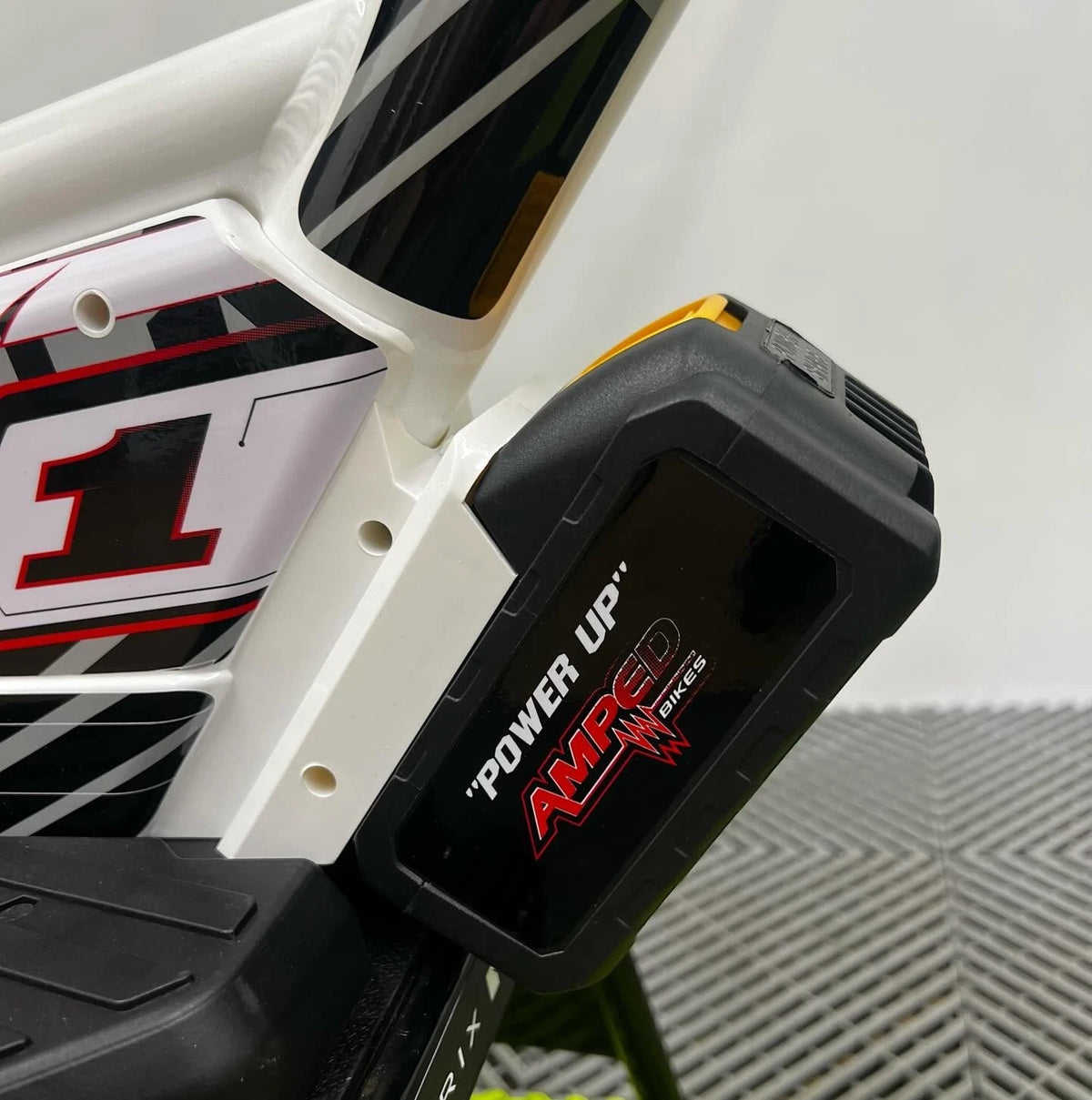 Amped A20 Electric Balance Bike - White