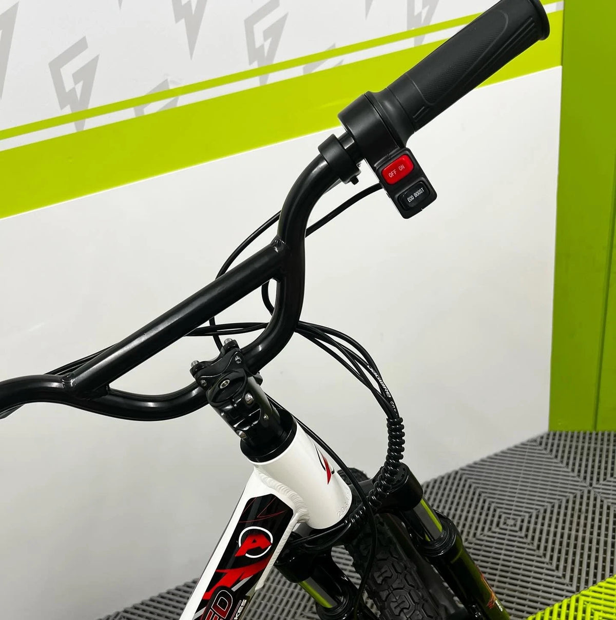 Amped A20 Electric Balance Bike - White
