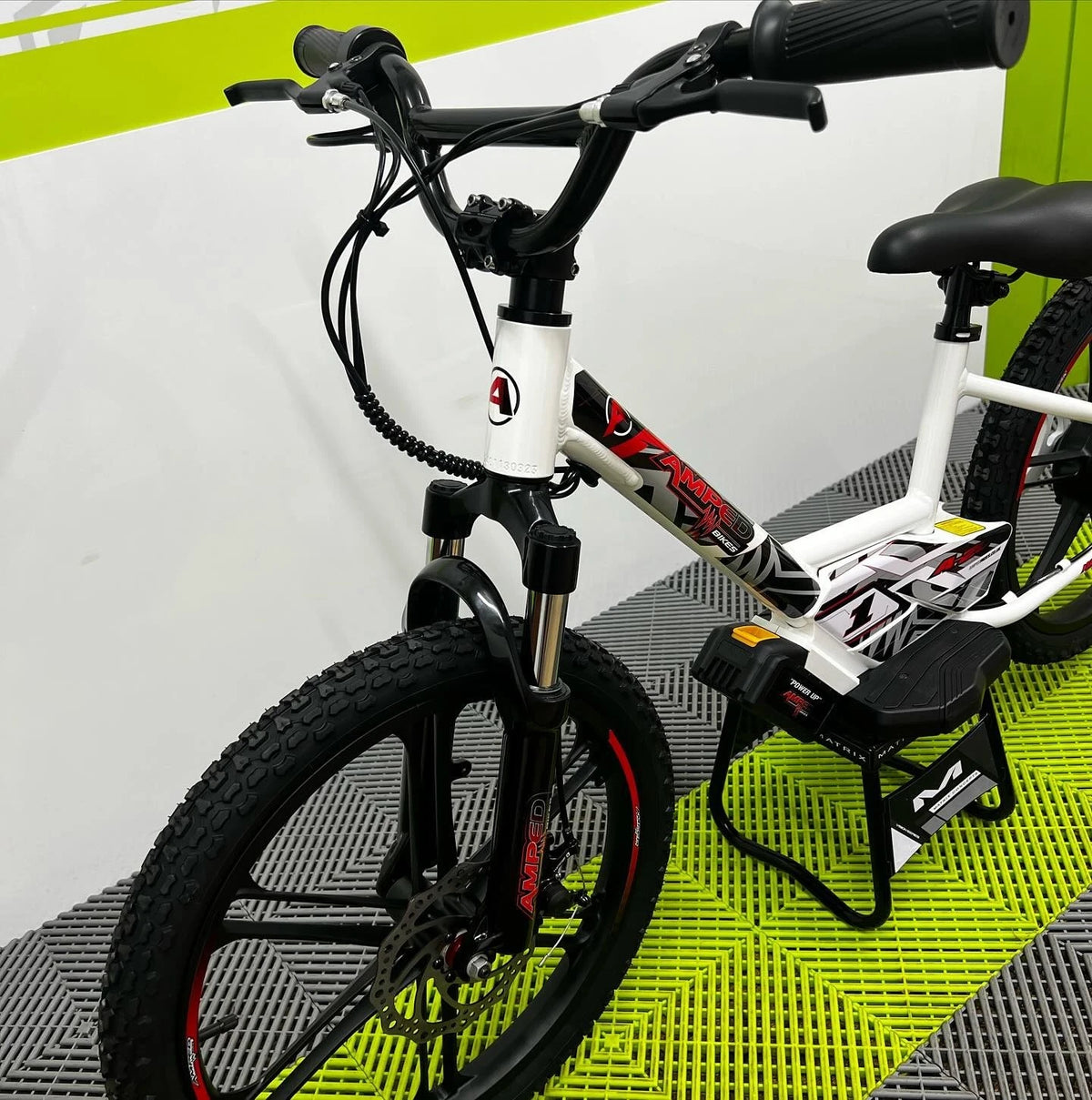 Amped A20 Electric Balance Bike - White