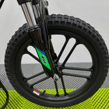 Revvi 16” Plus Electric Balance Bike - Green