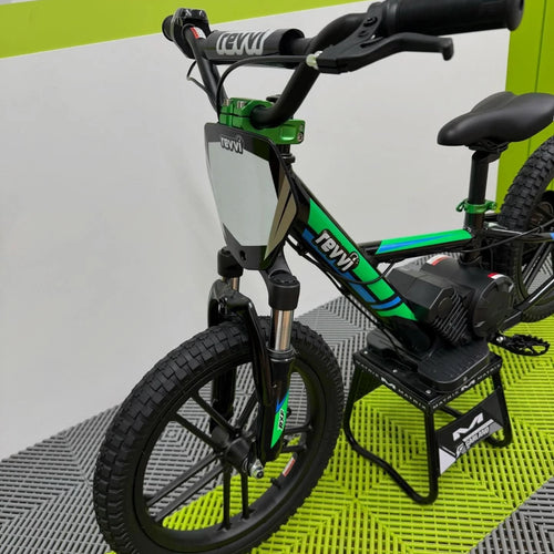 Revvi 16" Plus 250W Electric Balance Bike - Green