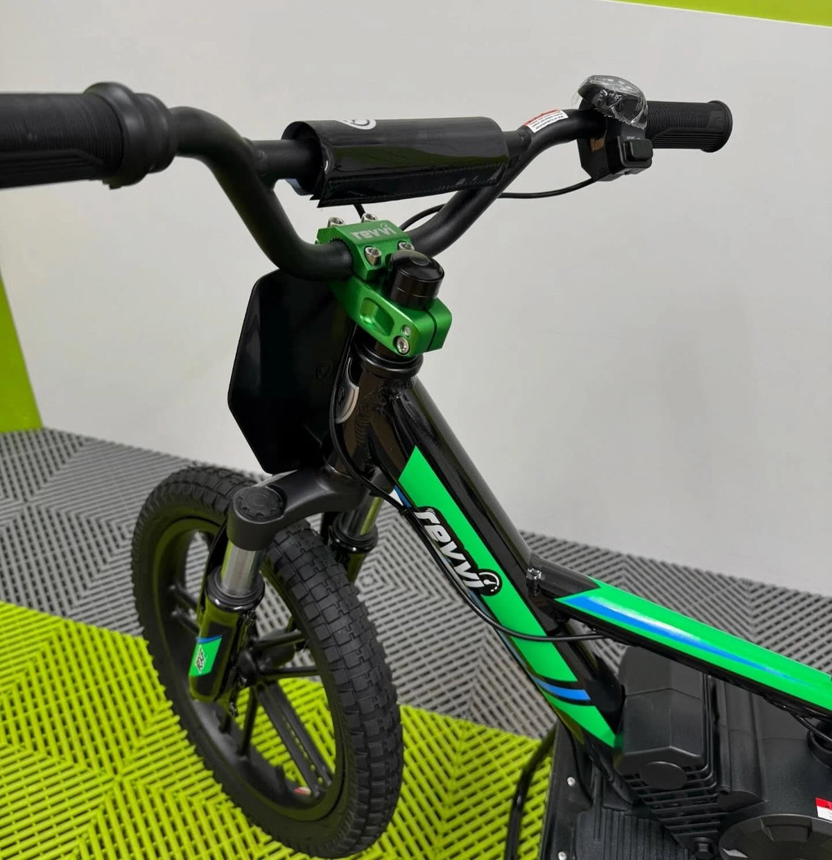 Revvi 16" Plus Electric Bike & Spare Upgraded Battery Bundle - Green